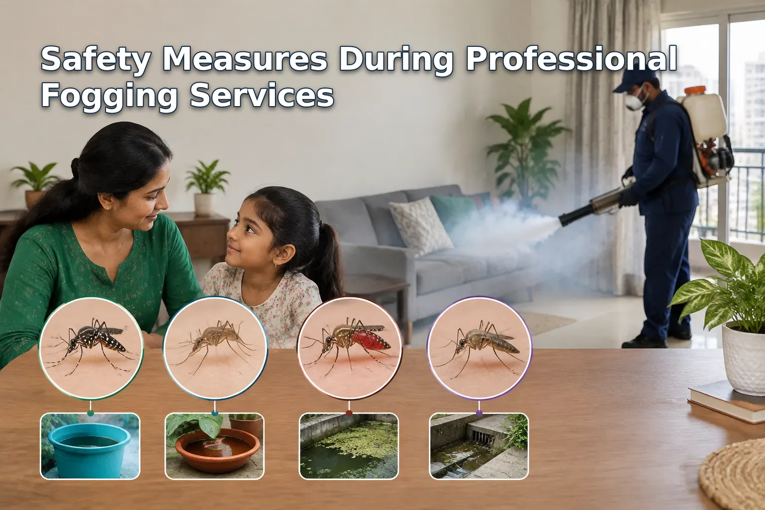 Diagram of mosquito species in Bangalore