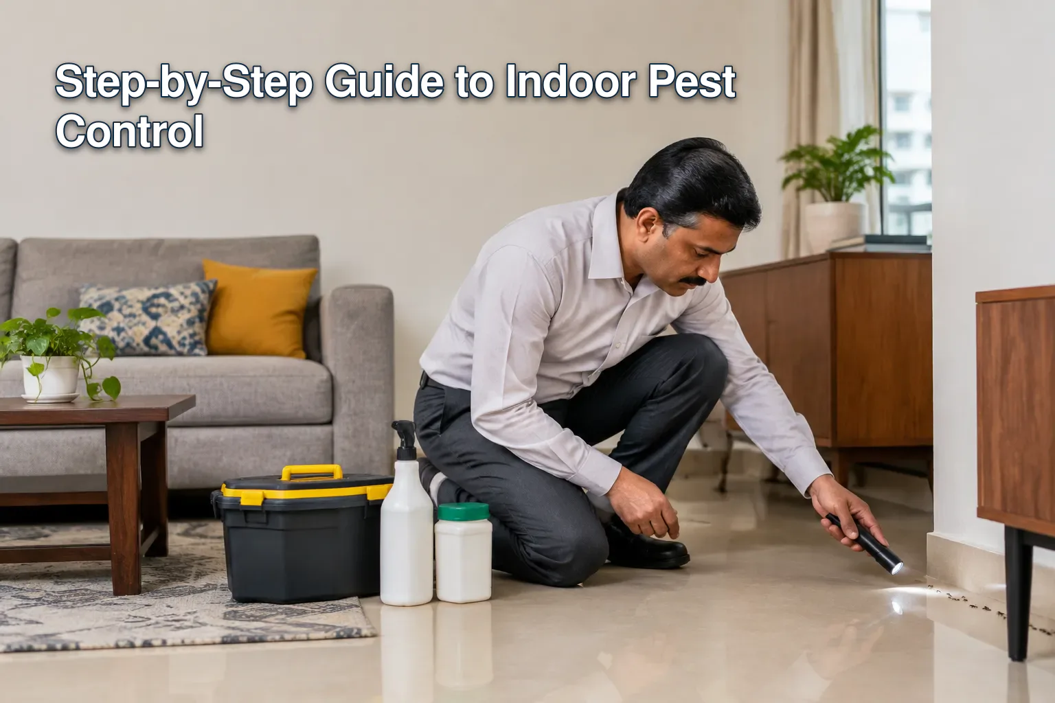 Indoor pest control infographic for monsoon