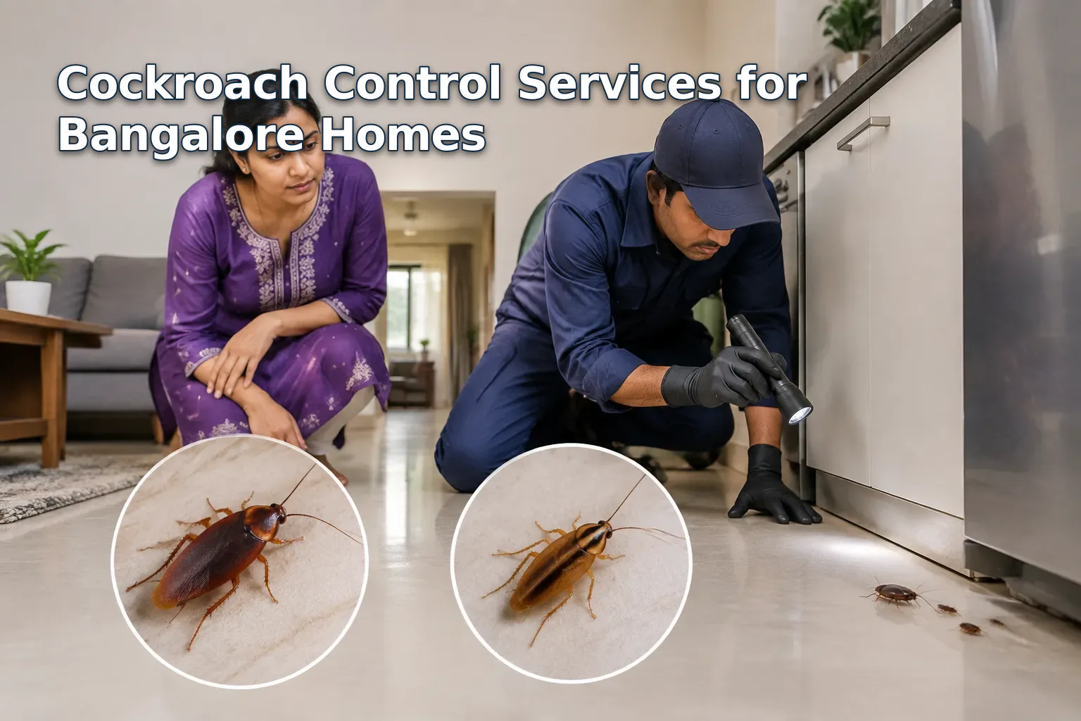 Comparison of American and German cockroaches