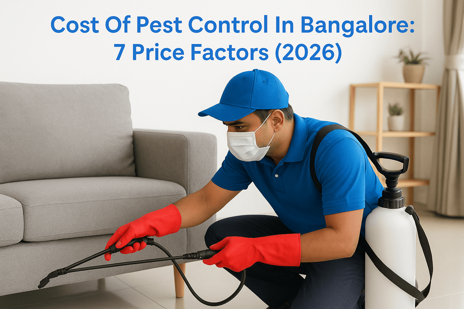 Cost Of Pest Control In Bangalore: 7 Price Factors (2026)