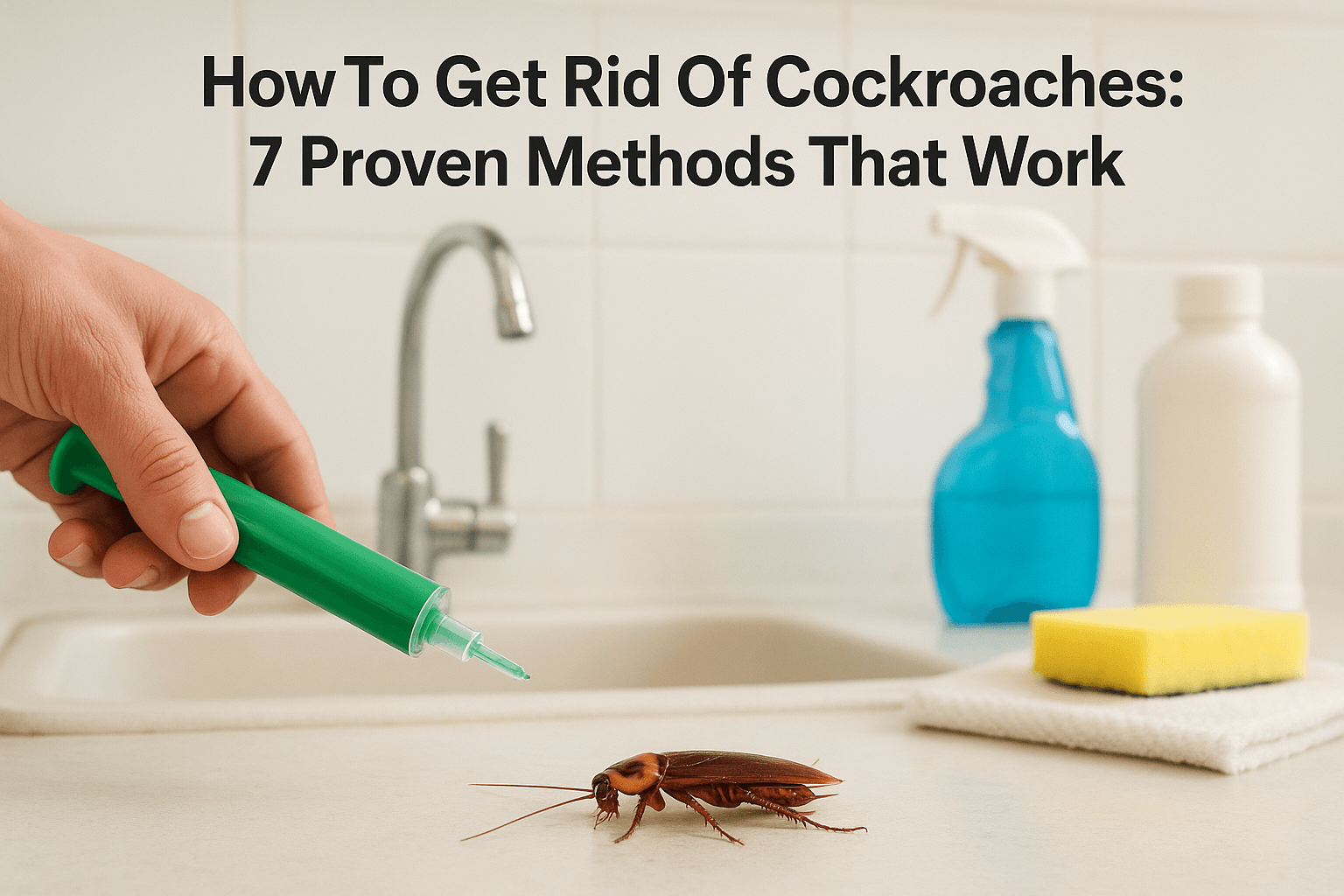 How To Get Rid Of Cockroaches: 7 Proven Methods That Work