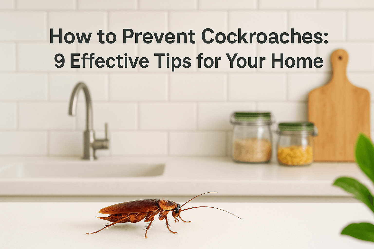How to Prevent Cockroaches: 9 Effective Tips for Your Home