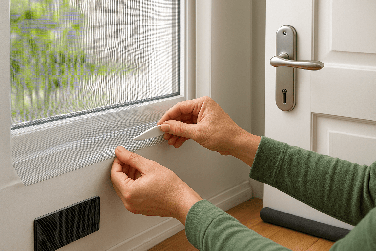 3. Seal doors, windows, and other entry points