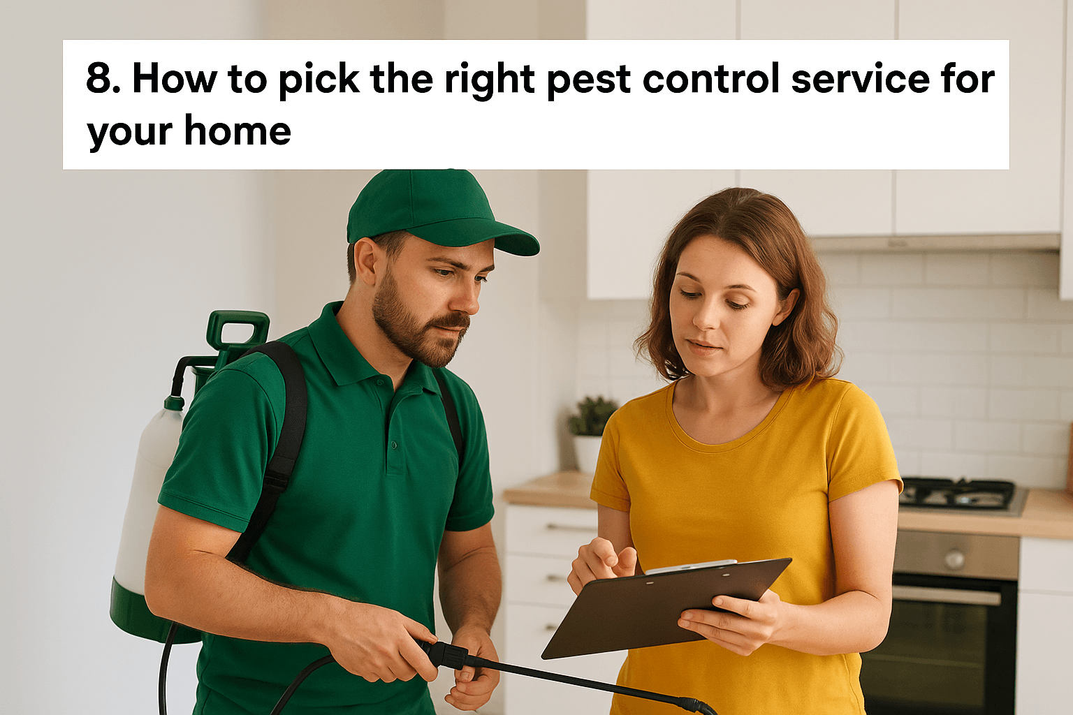 8. How to pick the right pest control service for your home