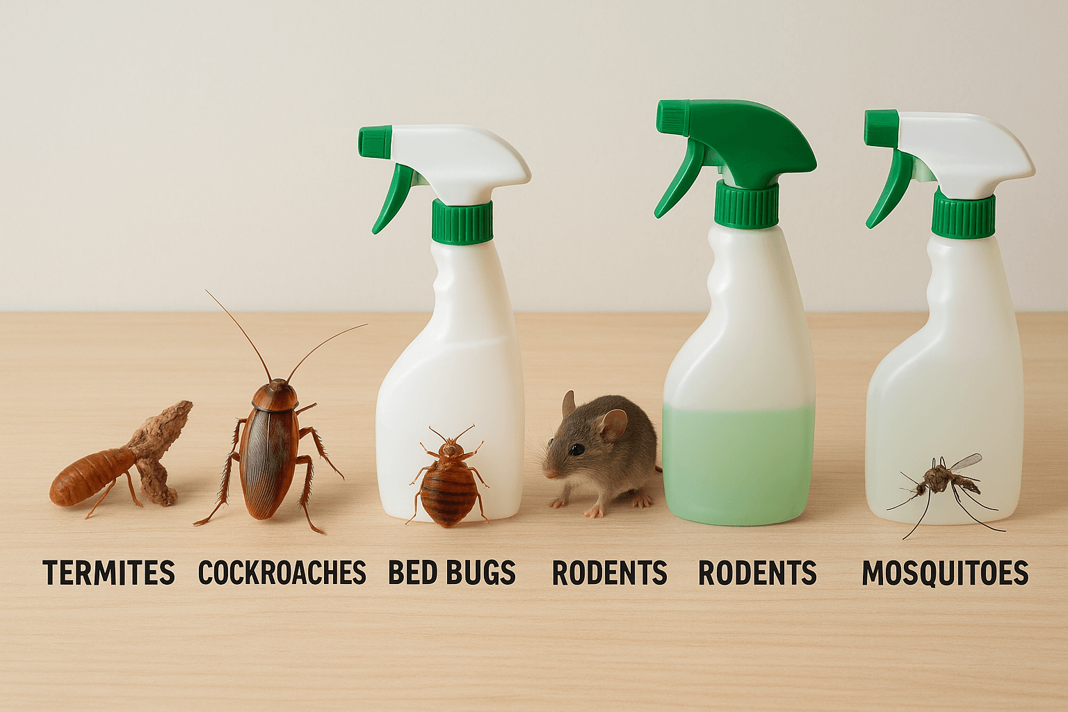 Common pests and the treatments used against them