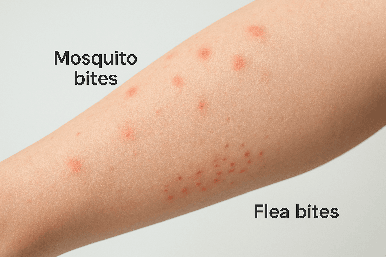 Mosquito bites and flea bites