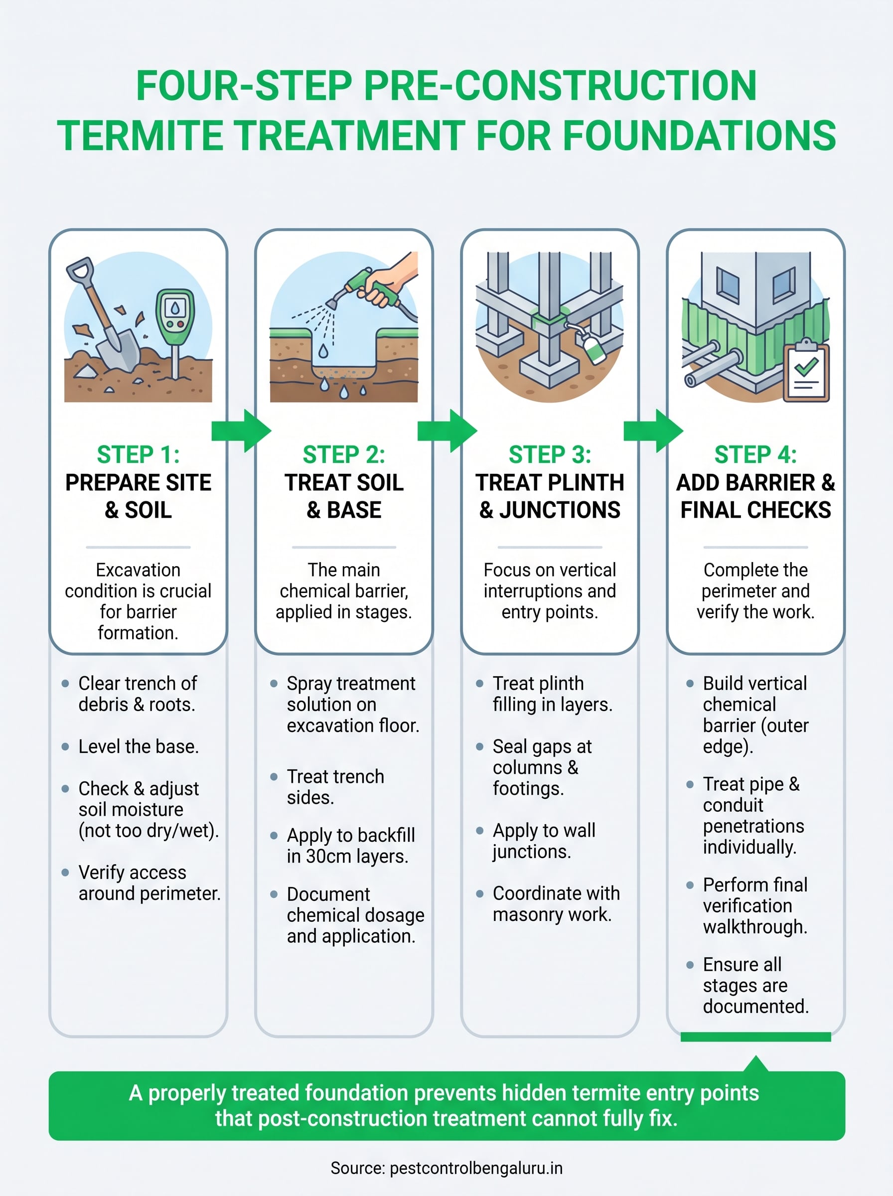 termite treatment for foundation infographic