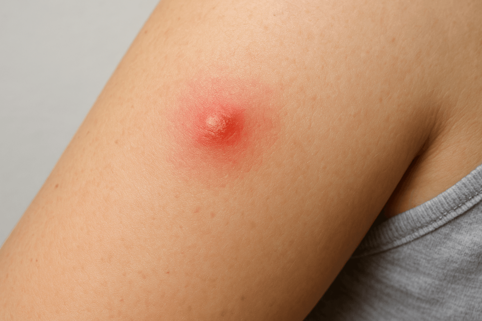 The appearance of the bite itself