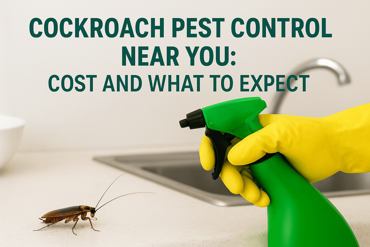 Cockroach Pest Control Near You: Cost and What to Expect