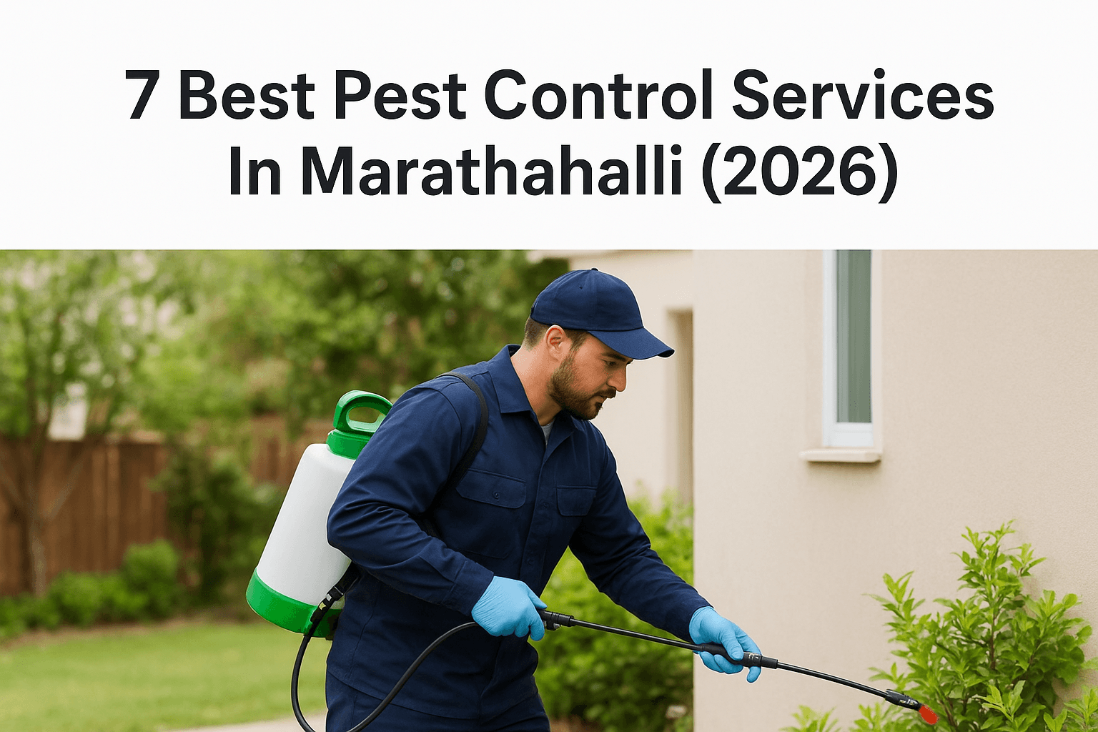 7 Best Pest Control Services In Marathahalli (2026)