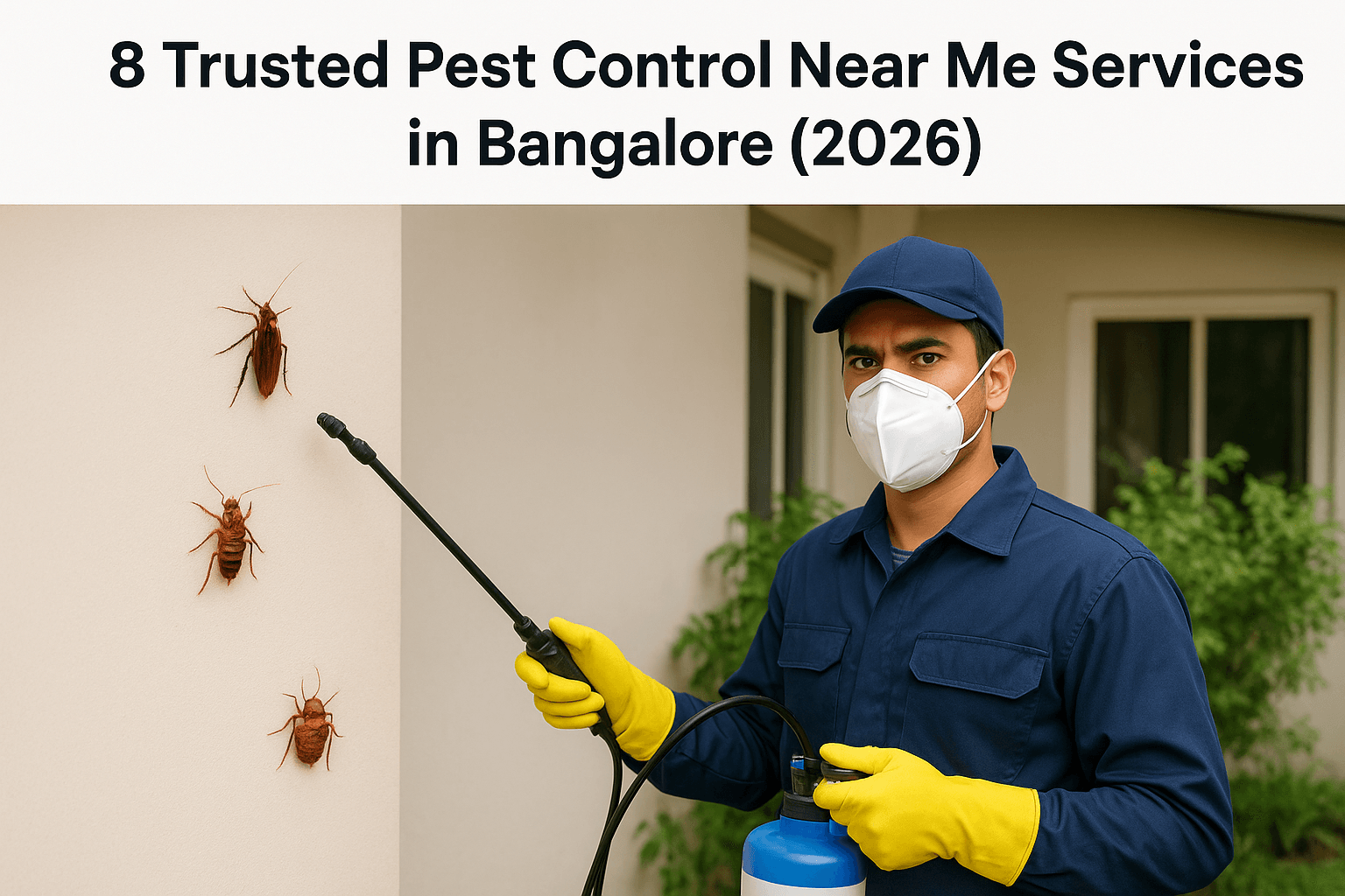 8 Trusted Pest Control Near Me Services in Bangalore (2026)